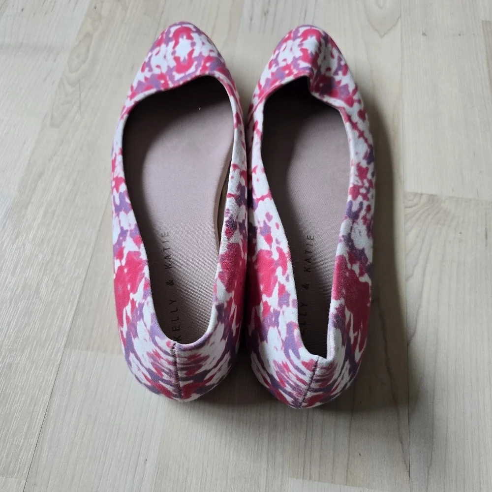 Kelly And Katie Decotis Ballet Floral Flats Size 6